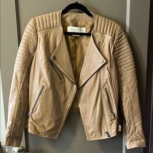 TREASURE & BOND Tan Leather Jacket